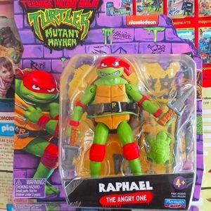 Nickelodeon Raphael The Angry One TMNT- Playmates Toy, OneSize, Green & Red